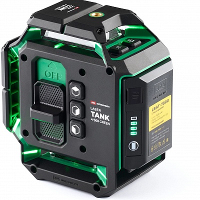 Купить Нивелир лазерный ADA LaserTANK 4-360 GREEN Ultimate Edition; Li-Ion 3,7В; штатив; кейс; ДУ 